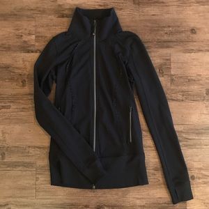 Lululemon Black long define jacket